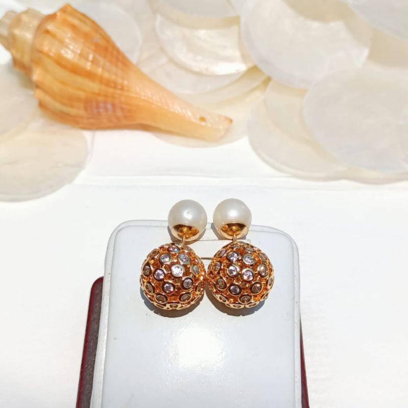 Best Seller Giwang tusuk mutiara laut asli