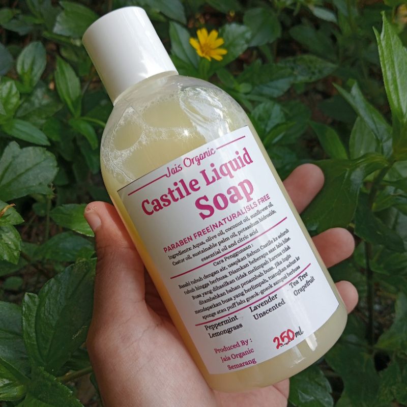 LIQUID CASTILE SOAP / SABUN MANDI CAIR ALAMI / NATURAL BODY WASH
