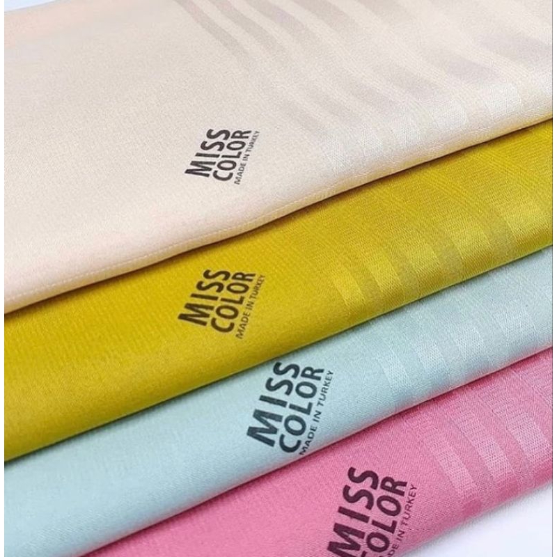 Hijab Turki Polos Miss Color | Jilbab Turki Original