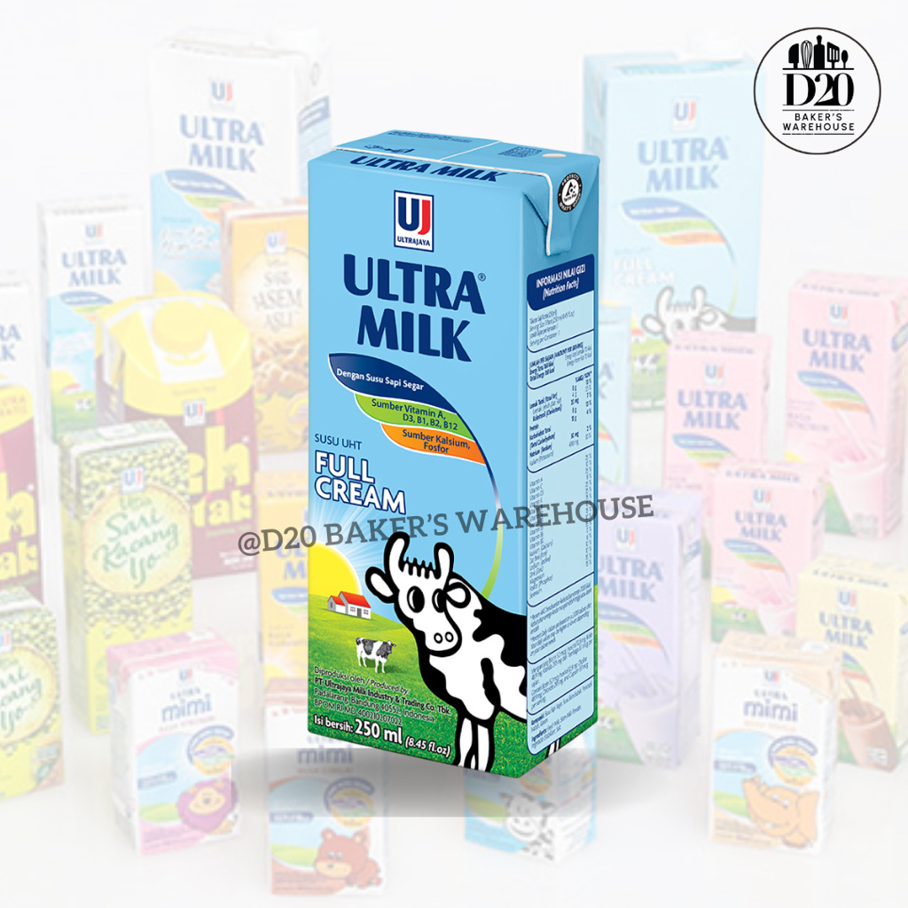 

Ultra Milk Full Cream Susu UHT 250ml
