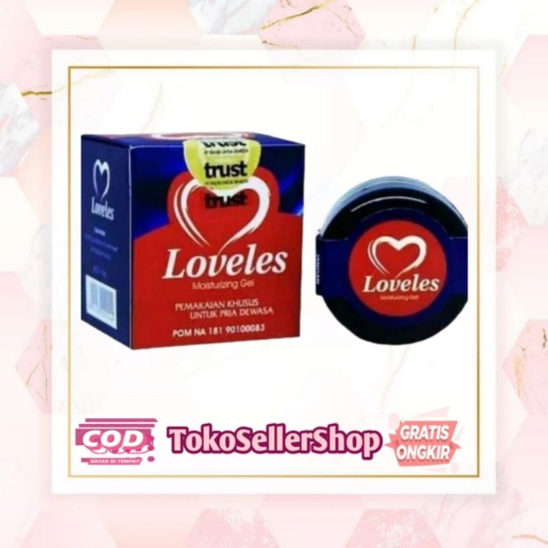 Loveles Asli - Loveless Moisturazing gel asli obat pria oles herbal alami