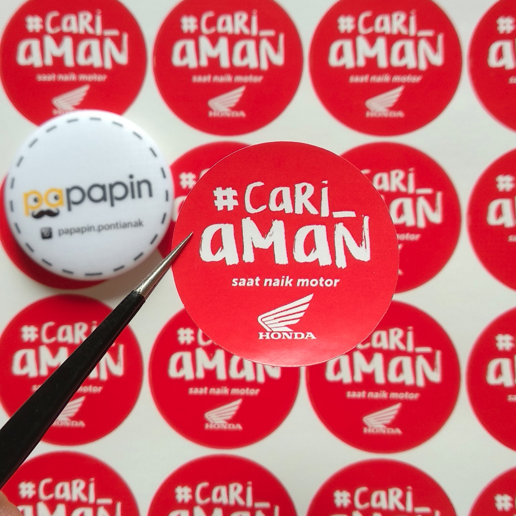 

Stiker Label Kemasan Kromo Potong
