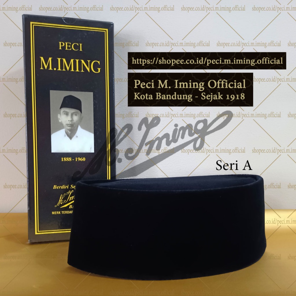 Peci M. Iming Original - Peci Polos Seri A