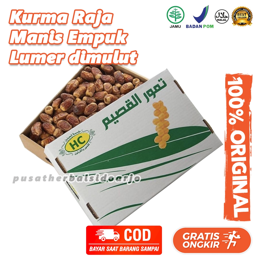 

Kurma Sukari Khalifah 3 KG Premium Sukkary Date Kurma Raja Original