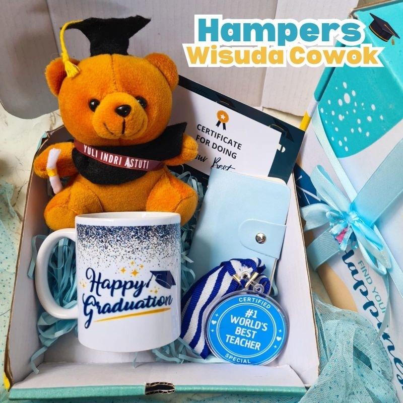 Hampers Wisuda Cowok Graduation Gift / Kado Wisuda Cowok ( AOKI )