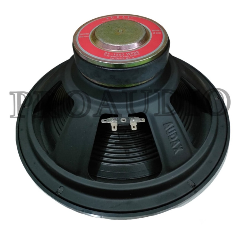 komponen audax 12 inch WOOFER AX-1293 WPB8 MKII bass polypropylene original
