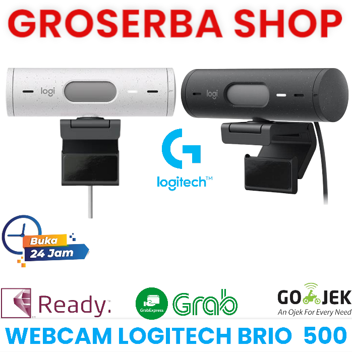 WEBCAM LOGITECH BRIO 500 4MP - FULL HDR WEBCAM LOGITECH BRIO 500