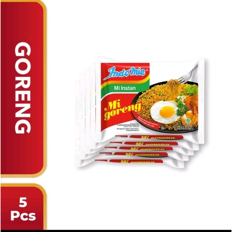 

Indomie Mi Goreng 5 Pcs