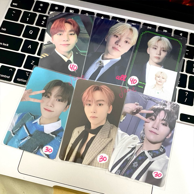 seventeen seungkwan various photocard — pilot memberkit 2021 2022 pilot gam3 bo1 set season greeting