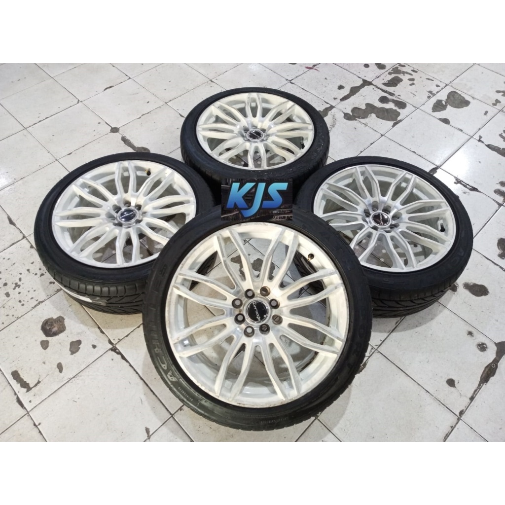 Velg Racing Bekas Ring 17 Modelart Pcd 4x100 4x114 Ban 205/45 R17 Buat Livina Avanza Xenia Yaris Jaz