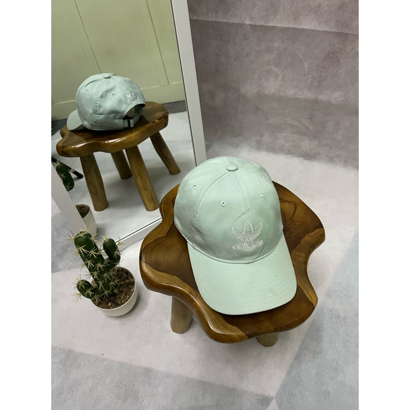 Topi Adidas 3 Foil Stripe Green Mint Caps