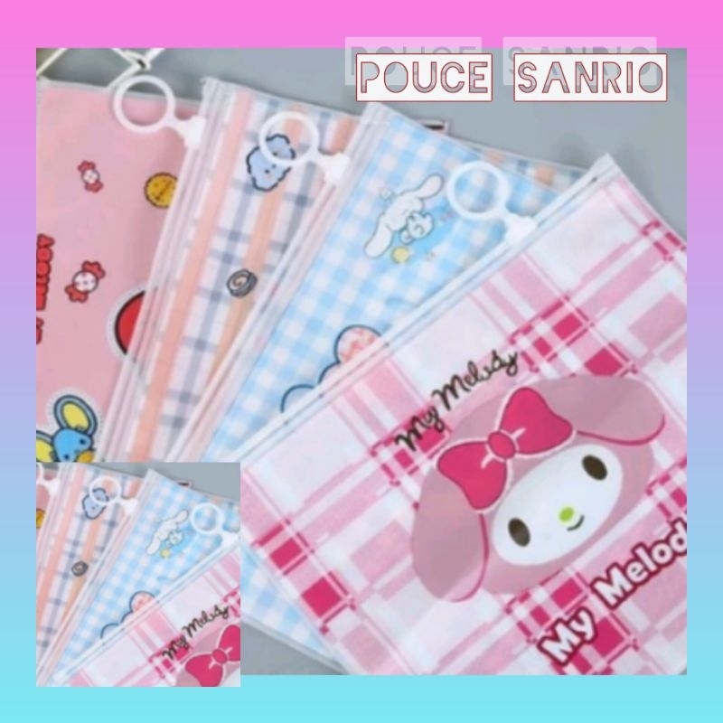 

pouch Sanrio/ pouce lucu/atk/souvenir penyimpanan pinsil/pulpen