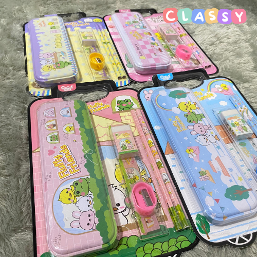 

CLASSY Kotak Pensil 1 SET / Stationery set Souvenir anak/ Pakt alat tulis sekolah
