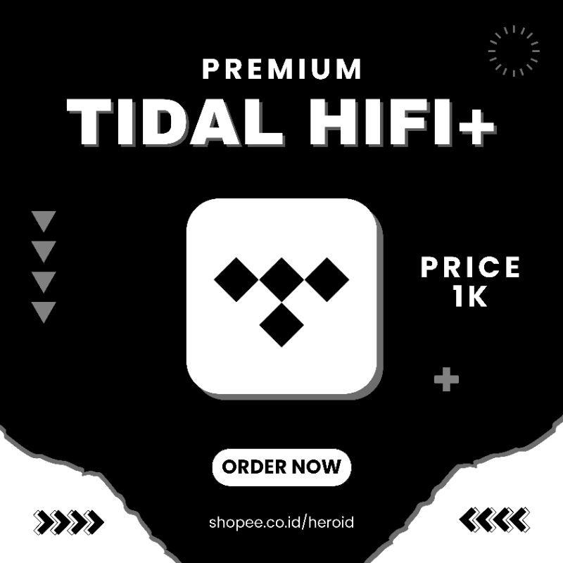 TIDAL HIFI PLUS 1 BULAN PREMIUM