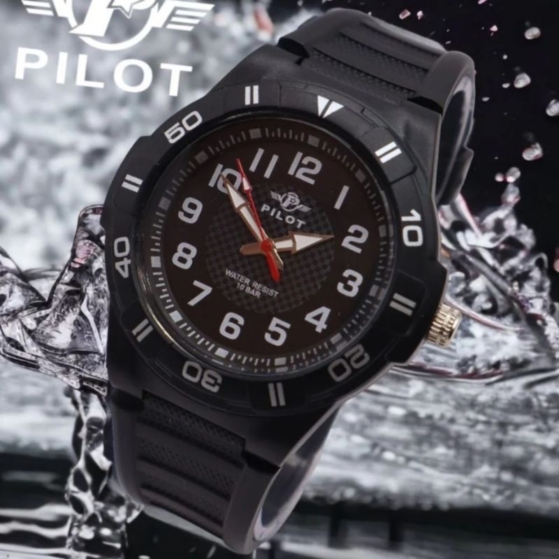 Jam tangan pria terbaru pilot sport tahan air