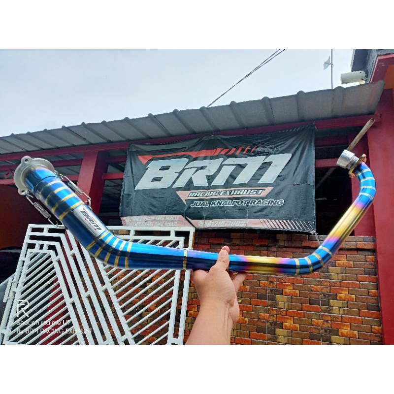 Leher knalpot old cb150r blue PNP silincer ori Fu