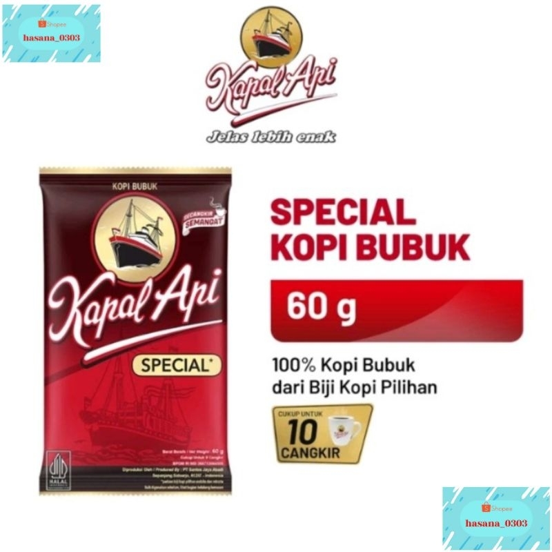 

KAPAL API SPECIAL MERAH 60 [ ENAM PULUH ] GRAM