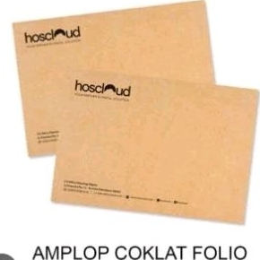 

Amplop Coklat Folio F4 Custom