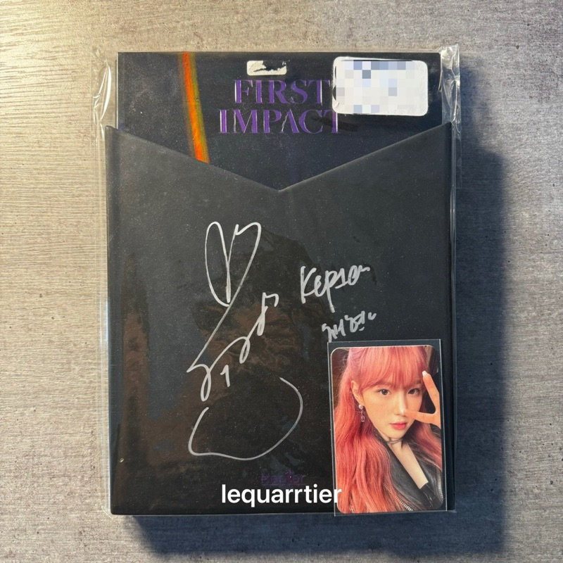 ALBUM KEP1ER KEPINFIRST IMPACT MWAVE SIGNED CHEHYUN CONNECT 1