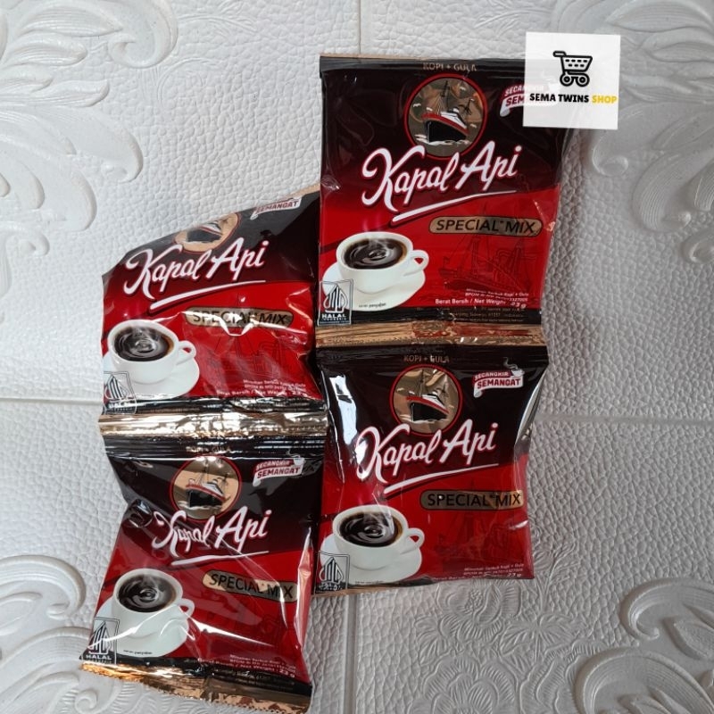 

Kopi KAPAL API Spesial Mix 1 Renceng (10pcs x 25gr)