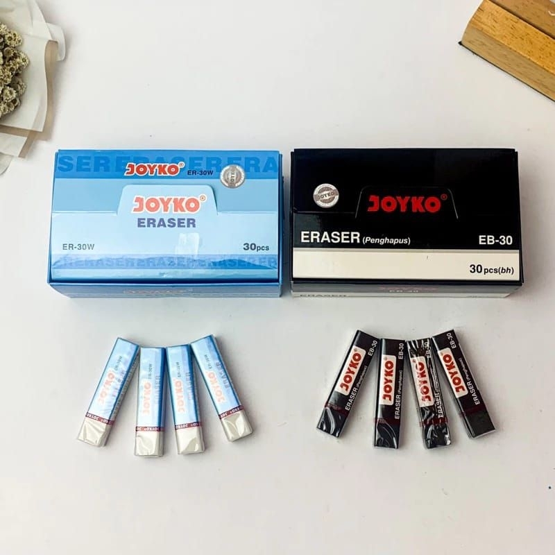 

[ALAT TULIS] Penghapus Joyko Panjang ER30 EB30 || Penghapus joyko Hitam putih
