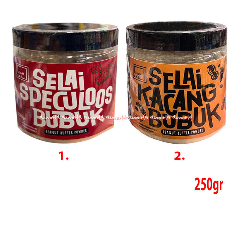

Lean Lab Selai 250gr Speculook Bubuk Peanut Butter Powder Bubuk Selai Kacang Bubuk