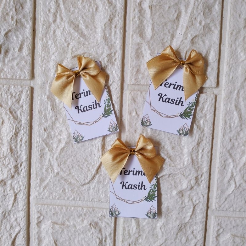 

pita & tag souvenir / hantag souvenir / pita souvenir 2cm / kartu souvenir / pita satin 2cm / pita thanks card