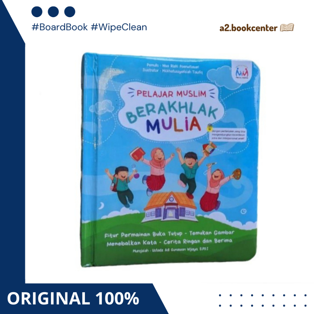 [ABC] READY BoardBook Pelajar Muslim Berakhlak Mulia Mecca Medina Kids - Buku Bacaan Anak