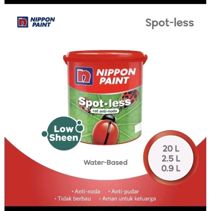 Cat Tembok Interior  Nippon paint-cat anti noda By Nippon paint-nippon spotless-cat antinoda spotles