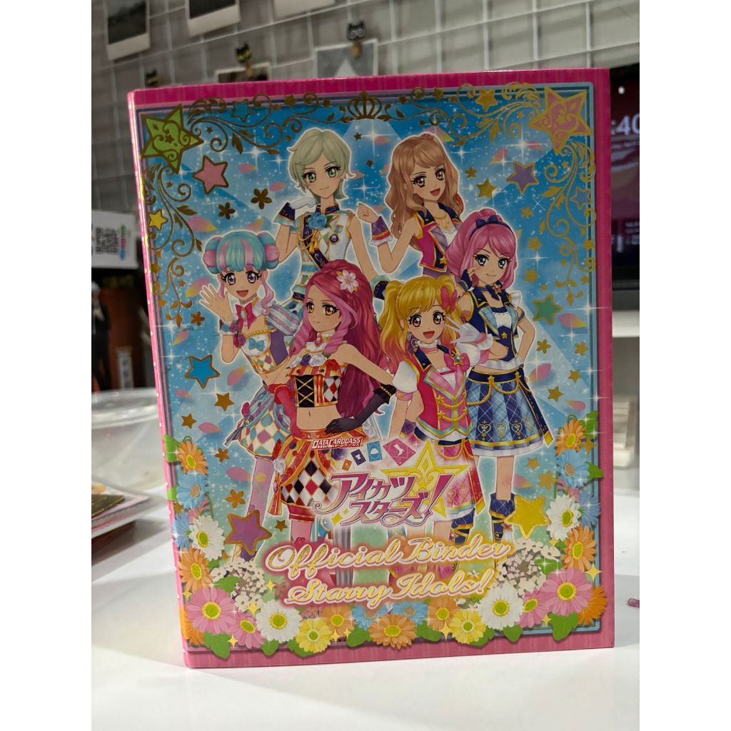Data Carddass Aikatsu Stars Official Binder Starry Idols [Preloved]