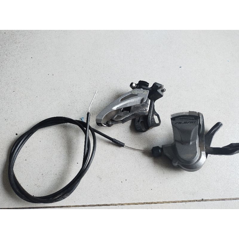 Shifter kiri dan fd shimano alivio 3 speed copotan siskiu d5