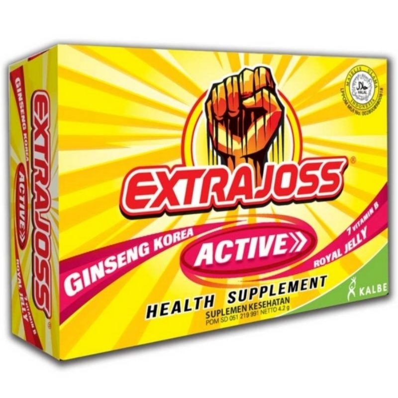 

Extra Joss Suplemen Makanan Active 6 Pcs