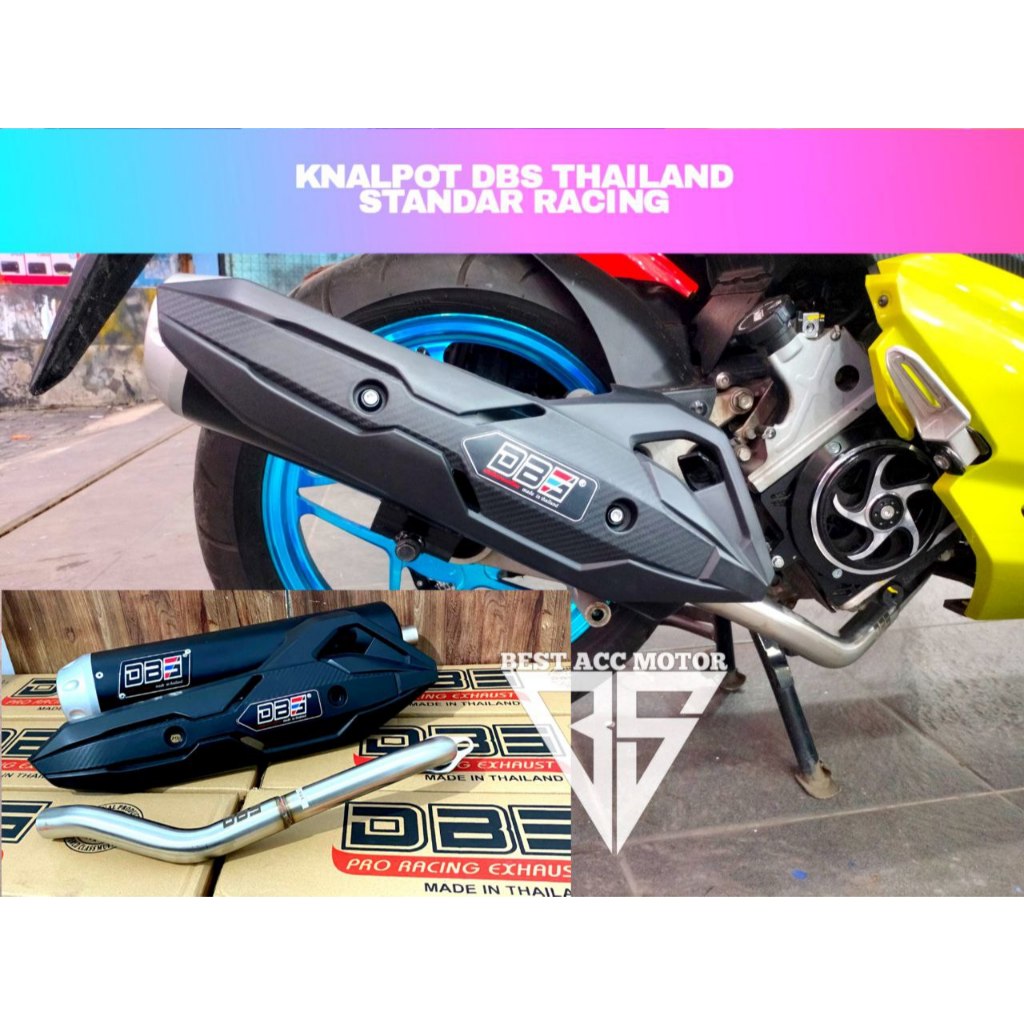 KNLAPOT DBS THAILAND ORIGINAL KNALPOT DBS MATIC VARIO125 150 160 BEAT OLD NEW SCOOPY OLD NEW PCX MIO