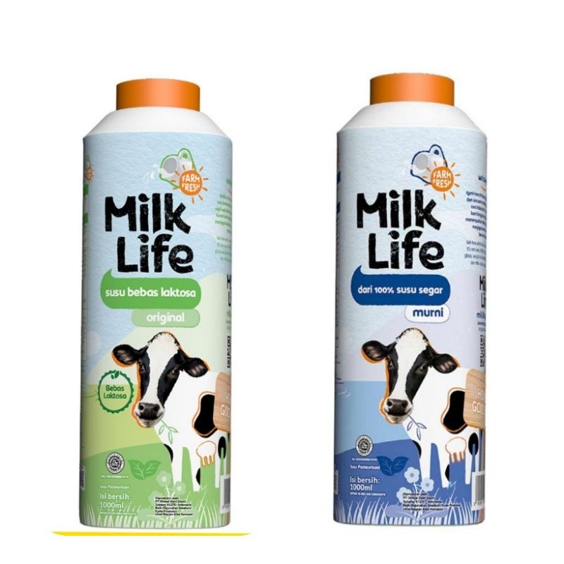 

MILK LIFE FRESH MILK PURE LACTOSE FREE ORIGINAL KEMASAN 1 LITER TANIAStore