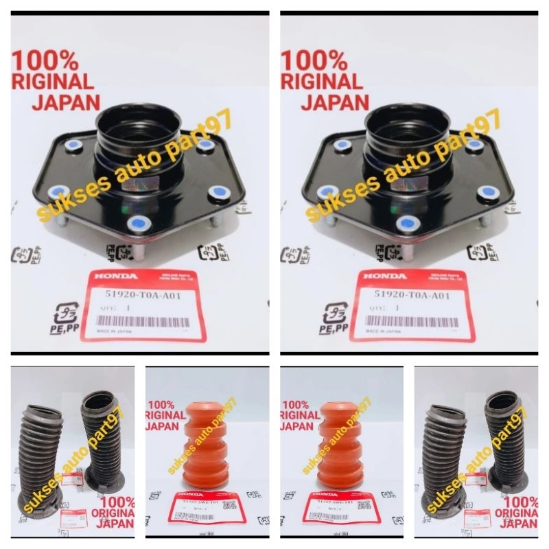 support shock+karet debu+karet stopper Honda CRV gen4 gen 4 original