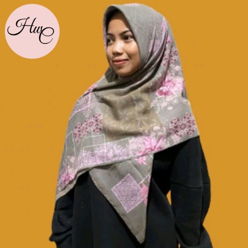 HWC - HIJAB WANITA CANTIK/ hijab standard/hijab motif 2024