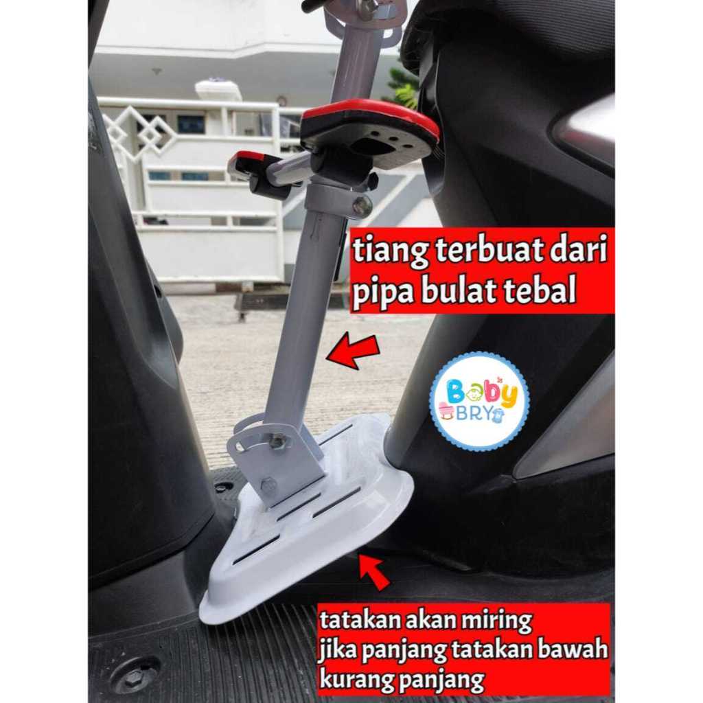 KURSI BONCENG ANAK MOTOR MATIC SCOOPY FAZZIO / KURSI BONCENG DEPAN ANAK MOTOR MATIC (WAJIB