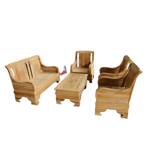 Kursi Tamu Jumbo Jati Set Meja Tamu Besar Minimalis Sandaran Nyaman