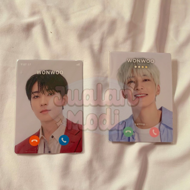 SEVENTEEN WONWOO MOSHI MOSHI CARD JAPAN MERCH HANABI BETHESUN