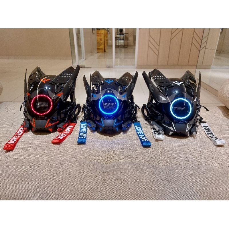 Cyberpunk Mask V6 Cosplay LED High Quality Cyberpunk Helmet / helm cyberpunk