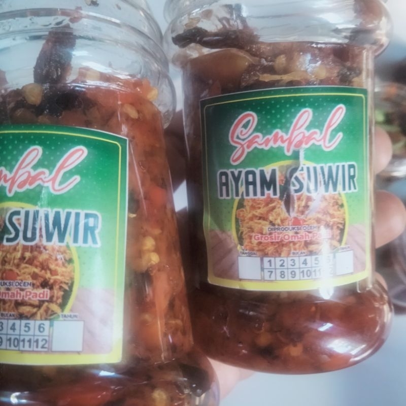 

Sambal ayam suwir ,lezat di temani nasi