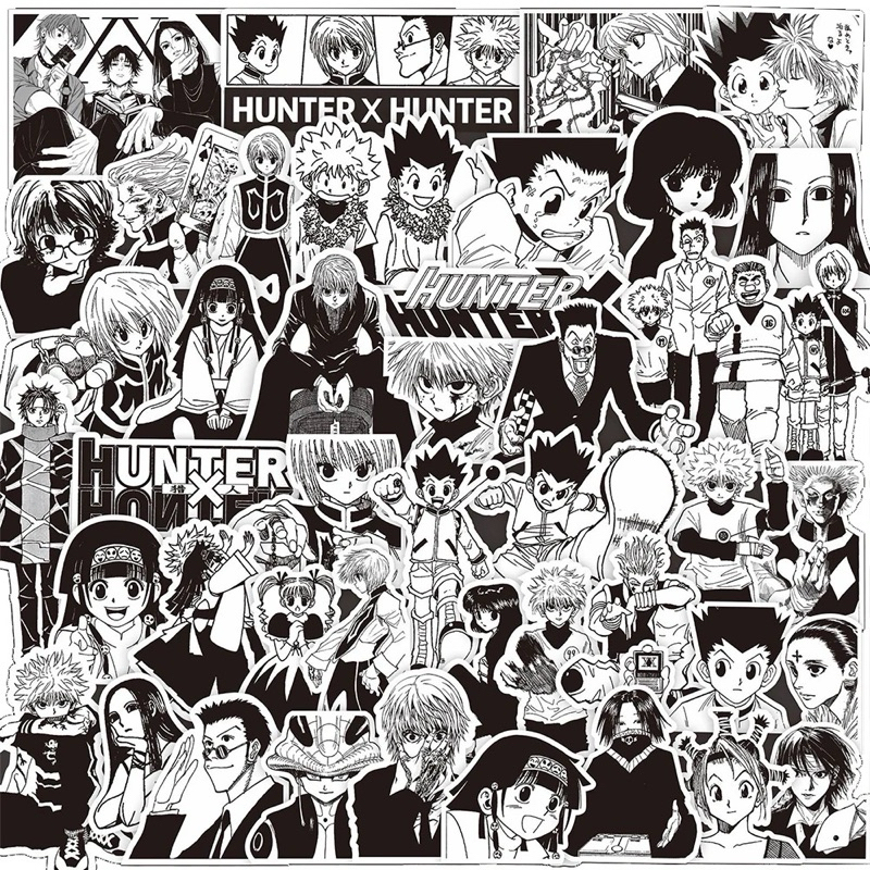 

35pcs Anime Jepang Hunter X Hunter Stiker Graffiti Skateboard Casing Ponsel Mobil Mainan Tahan Air Decal Stiker