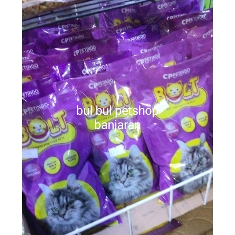 Makanan Kucing BOLT Dry food pakan kering makanan pelet kucing
