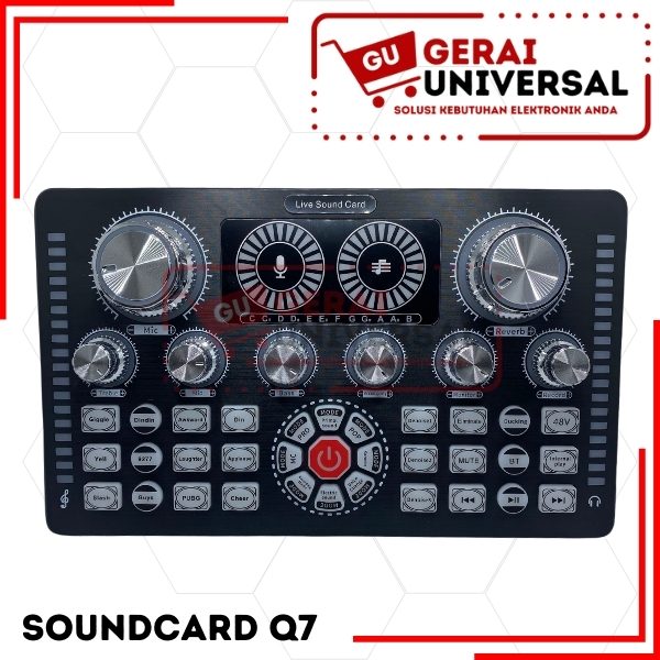 LIVE SOUNDCARD Q7 1000% ORIGINAL KUALITAS TERTINGGI