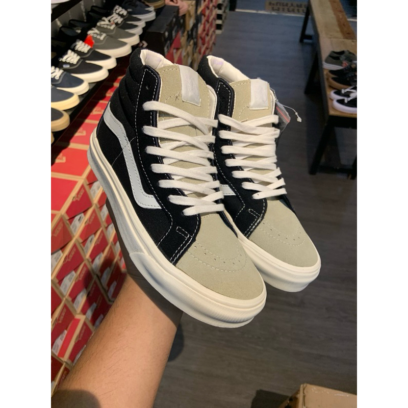 TANYAKAN SIZE SEBELUM ORDER SK8HIGH FOG BLACK BIRCH WAFFLE ICC PREMIUM QUALITY