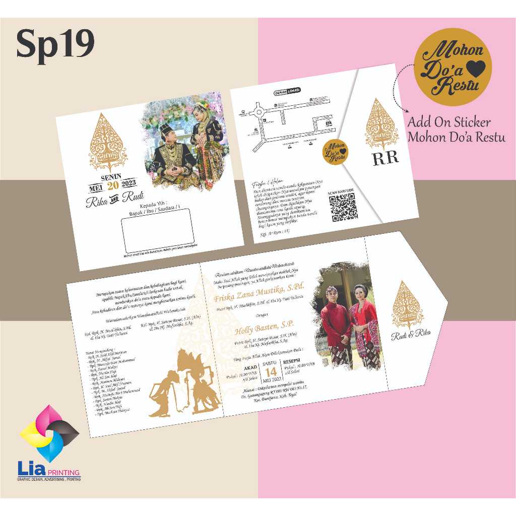 UNDANGAN PERNIKAHAN, NGUNDUH MANTU, KHITANAN