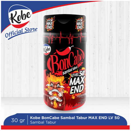 

BON CABE SAMBAL TABUR RASA ORIGINAL MAX END LEVEL 50 - BOTOL 30 GR