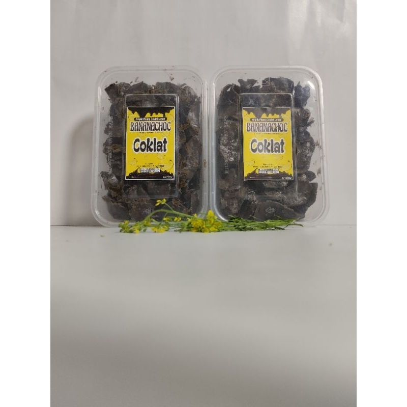 

BANANACHOC Paket Hemat 2 Box Rasa COKLAT (500gr) keripik pisang coklat lumer