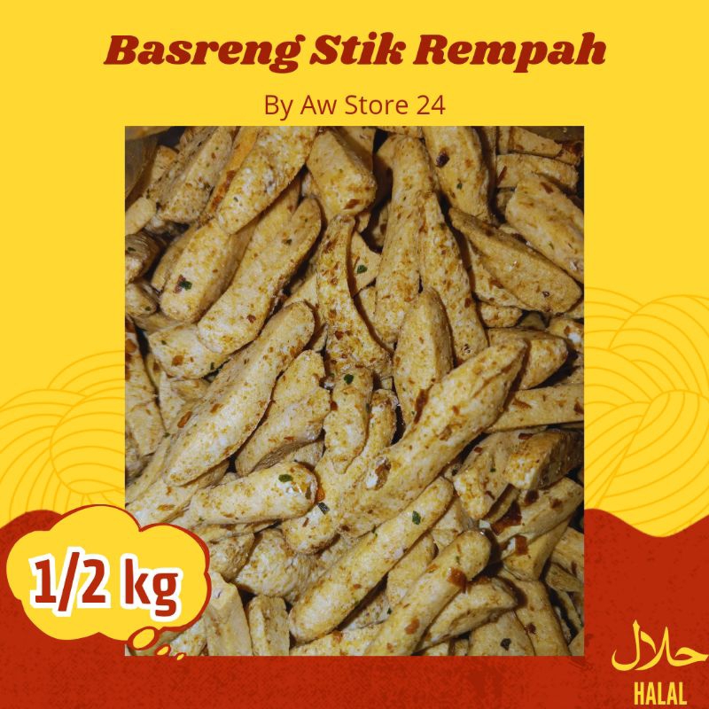 

Basreng Stik Rempah Pedas DJ 1/2kg