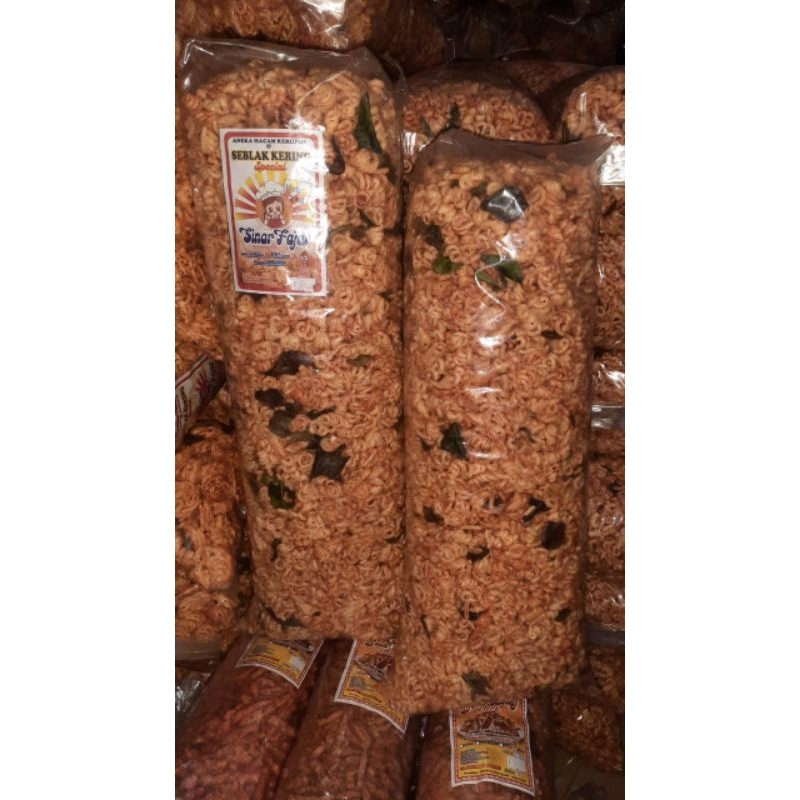 

Kerupuk Seblak Udel Mini/Snack Kiloan 500gr (Free Bubble Wrap)